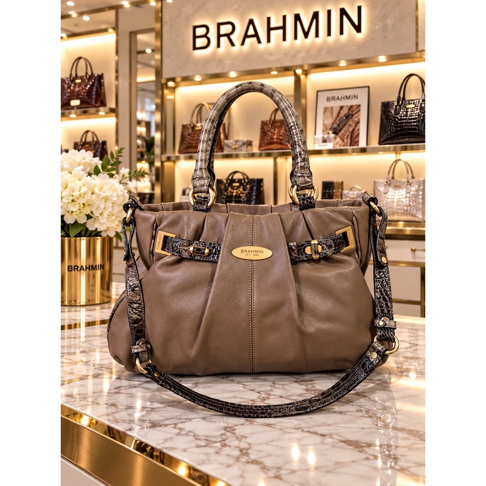 BR16 Brahmin Seila Satchel/shoulder bag